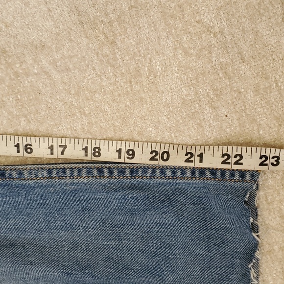 Grlfrnd Naomi women's highrise cut off crop distressed jeans size 31 - Picture 14 of 16